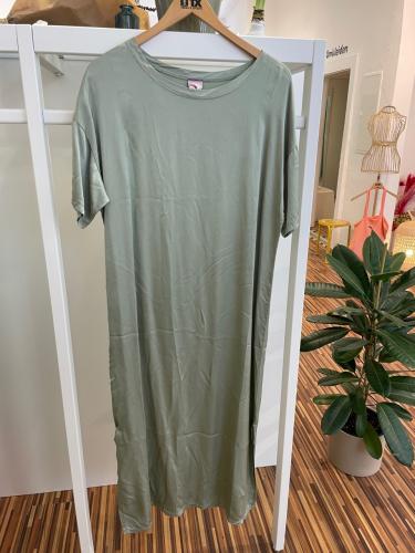 (w) T-Shirt Kleid A10073 sage green