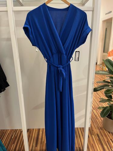 (w) Kleid Marilyn Uni lang royalblau
