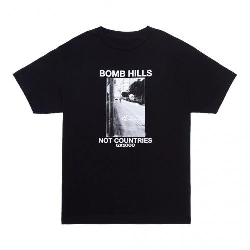 T-Shirt GX1000  Bomb Hills Not Countries black