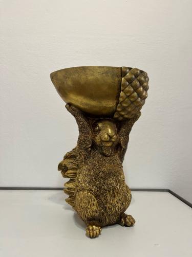 (w) Ornament SQUIRREL antik bronze