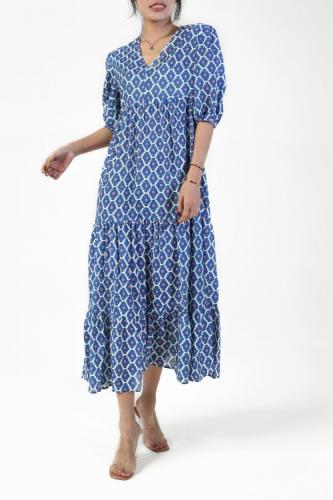 (w) Kleid PS8761 blue