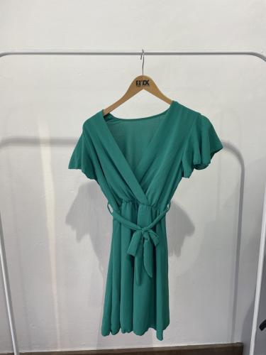 (w) Kleid Marilyn Uni vert