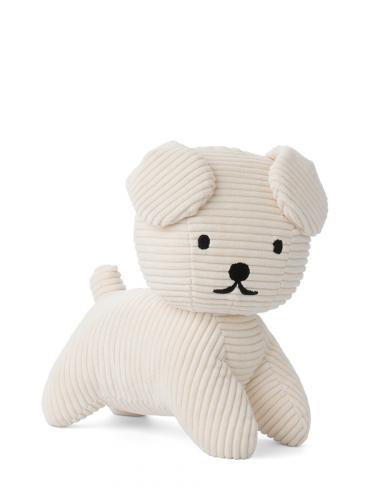Dog Snuffy Corduroy offwhite 30cm