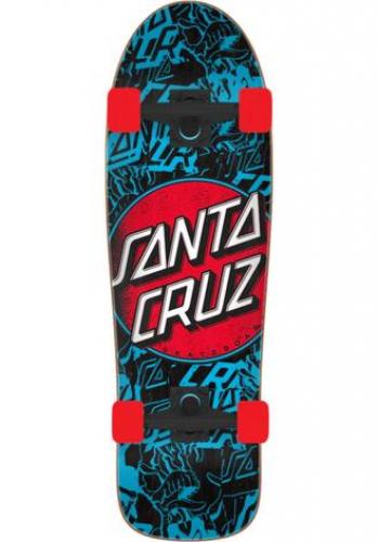 Komplettcruiser Santa Cruz Contra Distress Shaped black