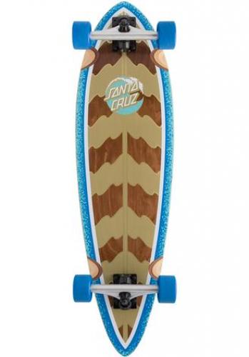 Komplettcruiser Santa Cruz Stipple Wave Dot Pintail brown-blue