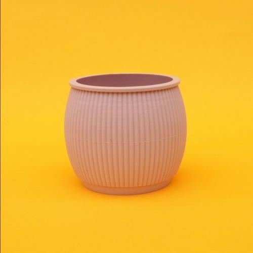 Silikon Übertopf Flowerpot dusty rose
