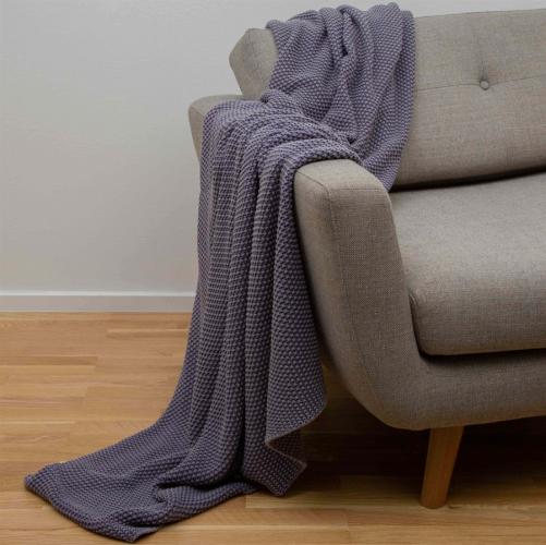 Decke Mega Moss throw washed lavender