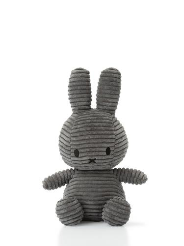 Miffy Sitting Corduroy grey 23cm