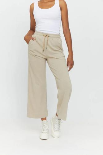 (w) Pant Mazine Chilly Long light taupe melange