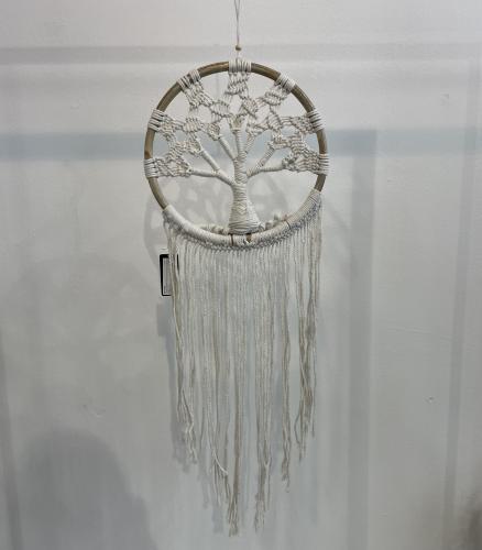 Dreamcatcher Tree of Life wood 32 cm Holz natur