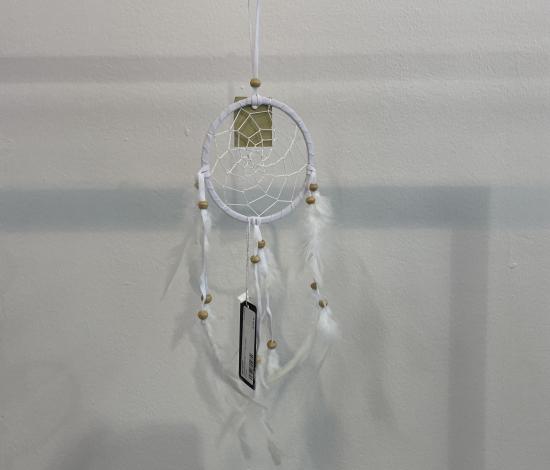 Dreamcatcher 11 cm wei 