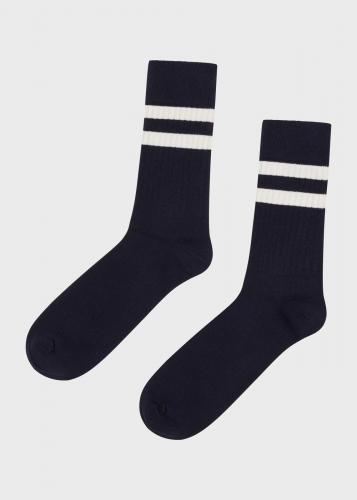 (w) Socken Klitmller Retro cotton navy cream