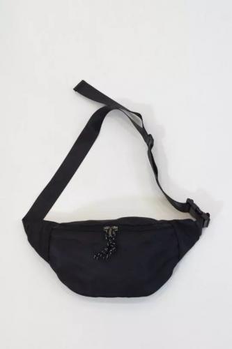 Bauchtasche Nylon schwarz