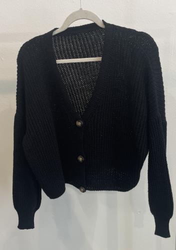 (w) Cardigan Maja schwarz