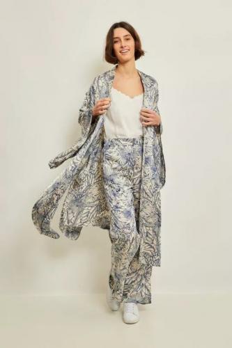 (w) Kimono 31053 blau