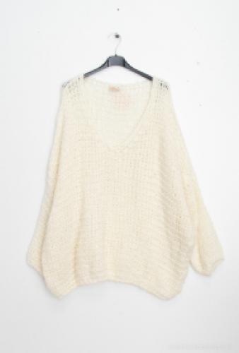 (w) Strickpullover 238 ecru