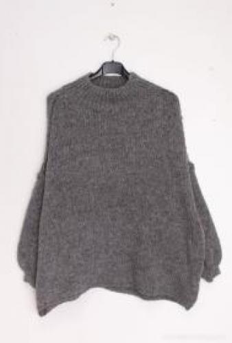 (w) Strickpullover 10591 gray