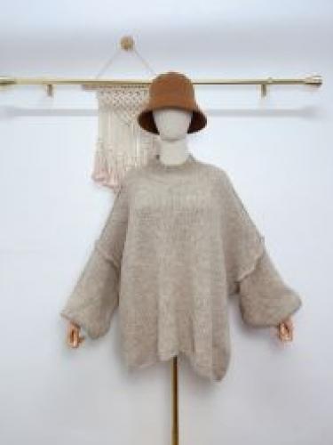 (w) Strickpulli 50168 beige