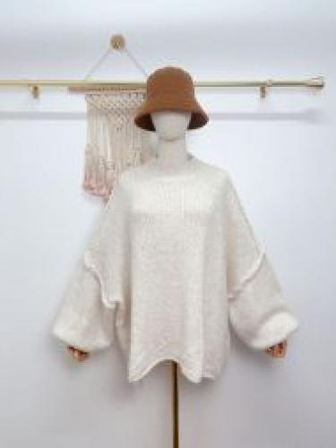 (w) Strickpulli 50168 ecru