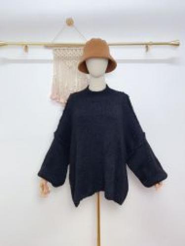 (w) Strickpulli 50168 noir