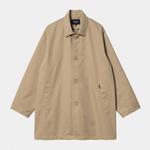 (w) Mantel Carhartt WIP Newhaven sable rinsed