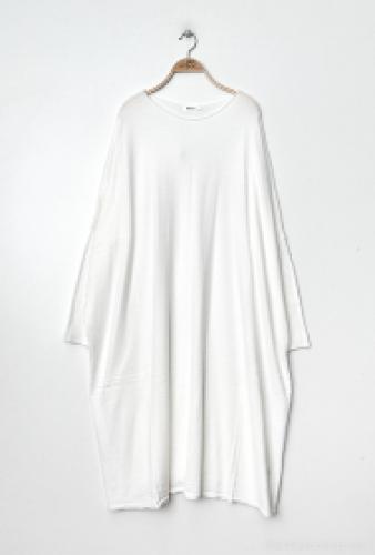 (w) Strickkleid F152 weiss