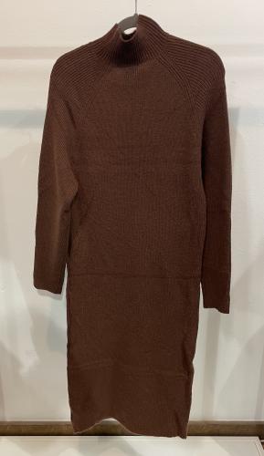 (w) Strickleid Zip 89209 schokolade