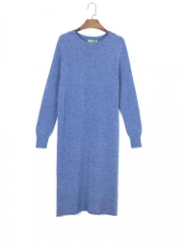 (w) Strickkleid 8683 blau