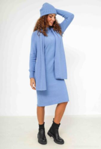 (w) Strickkleid 8683 jeans