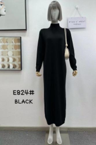 (w) Strickkleid E824 black