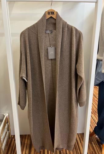 (w) Strickjacke Cashmere beige