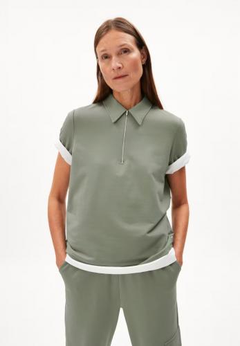 (w) T-Shirt Armedangels Mariaa Guadalupe grey green