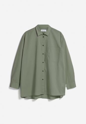 (w) Bluse Armedangels Ealgaa grey green