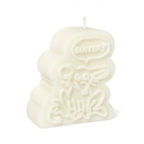 Kerze Butter Goods Rodent white