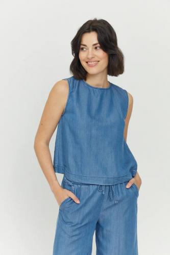 (w) Top Mazine Iba dark blue wash