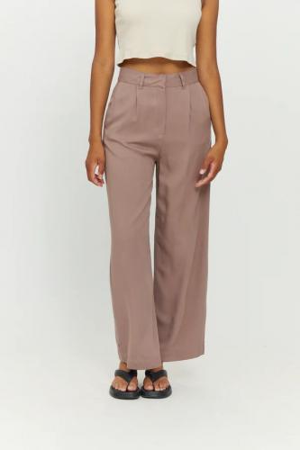 (w) Pant Mazine Melala deep taupe