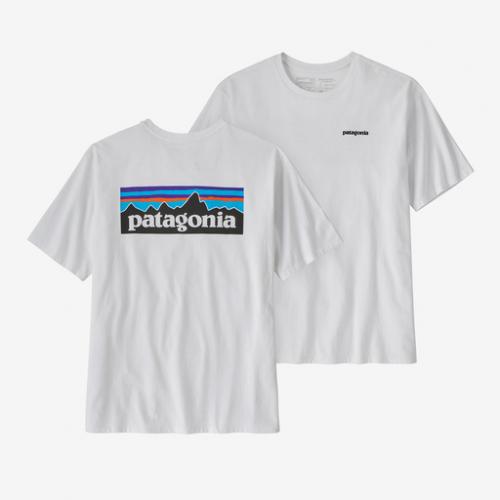 T-Shirt Patagonia P-6 Responsibili white