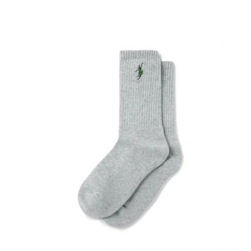Socken Polar Rib No Comply heather grey/ green