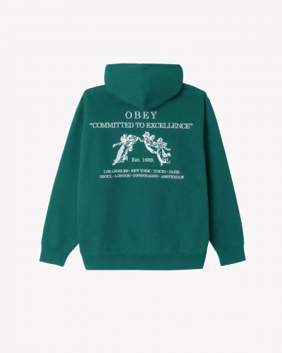 Hooded Obey Excellence aventurine green