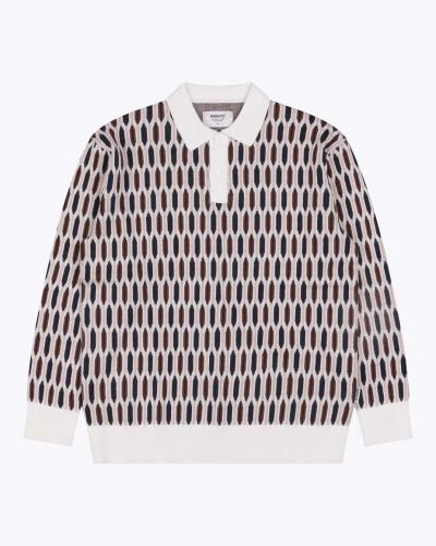 Sweater Wemoto Mats Polo off white 
