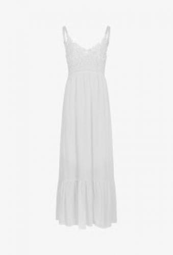 (w) Plain long Dress with Lace 