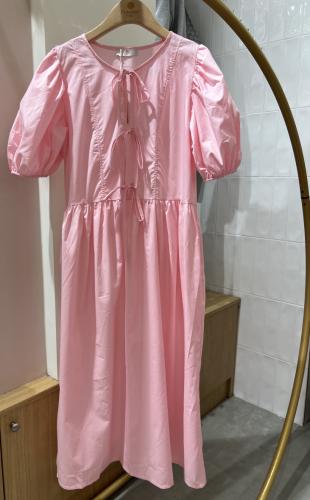 (w) Kleid 10557-1 Schleife rosa