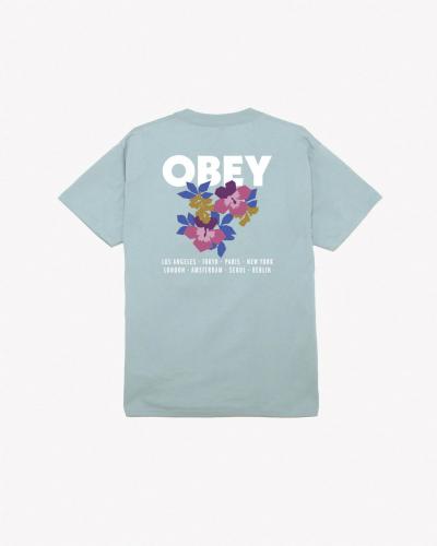 T-Shirt Obey Floral Garden good grey