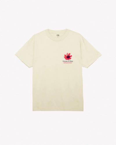 T-Shirt Obey House of Floral cream