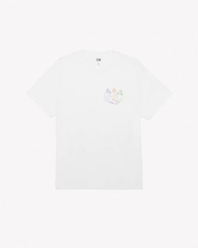 T-Shirt Obey Cup Of Tea white