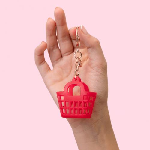 (w) Bag Charms Rosie raspberry