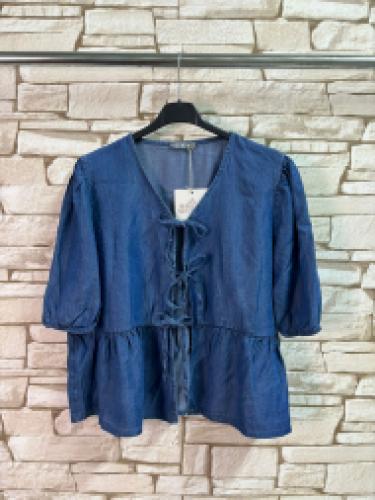 (w) Bluse Schleife 6343 denim 