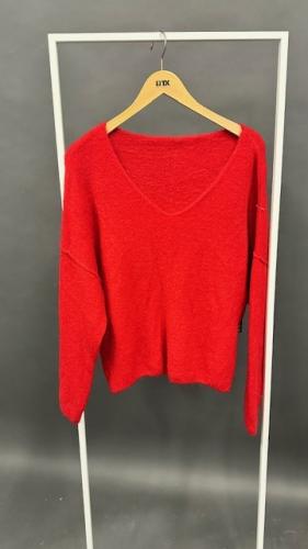 (w) Strickpulli Hailey 3 rot
