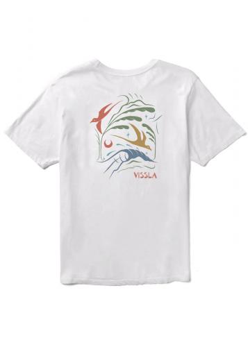 T-Shirt Vissla Miyashiro Swell Seekers white