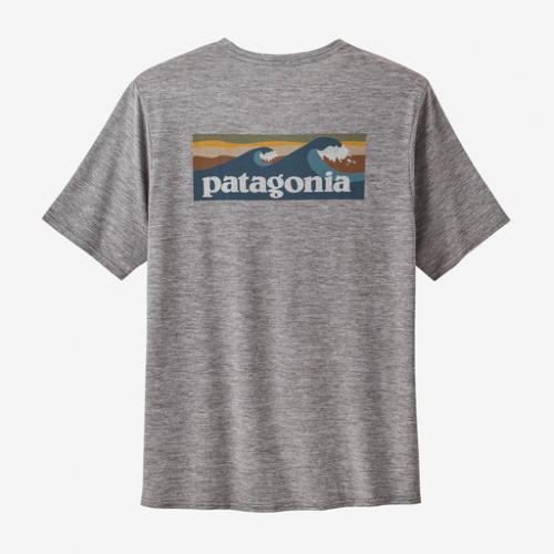 T-Shirt Patagonia Cool Daily Graphic Waters feather grey 